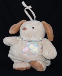 Carters Puppy Love Dog Musical Plush Crib Pull Toy Lovey